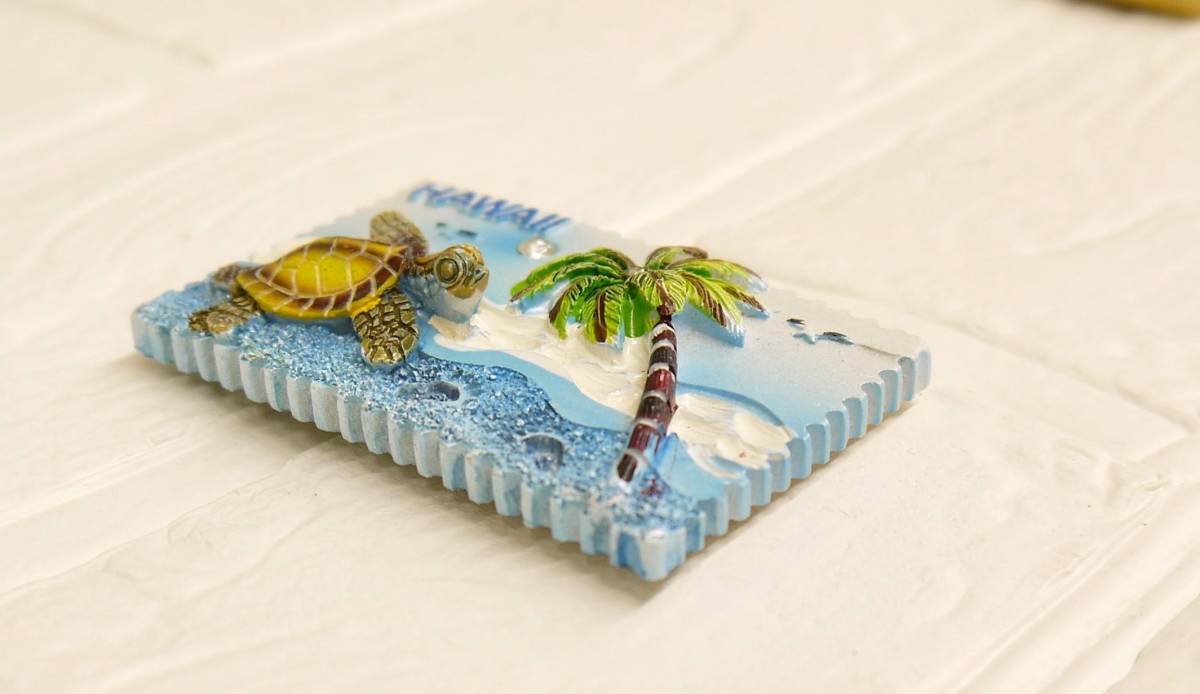 * Hawaii direct import * swimming ho n|HAWAII| Hawaii magnet | kitchen magnet | Hawaiian miscellaneous goods |MG-137