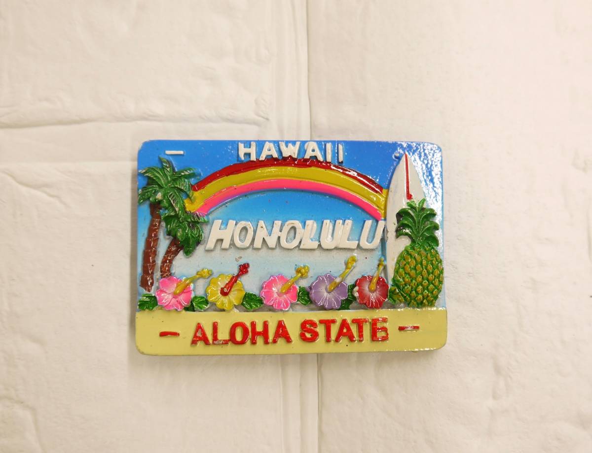 * Hawaii direct import *ALOHA STATE|HAWAII| Hawaii magnet | kitchen magnet | Hawaiian miscellaneous goods |MG-28