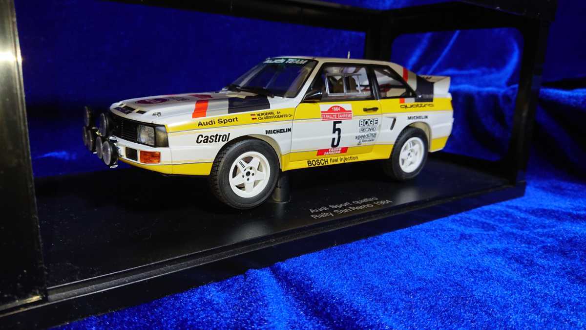 1/18 AUTOART オートアート AUDI SPORT-QUATTRO SAN REMO 1984