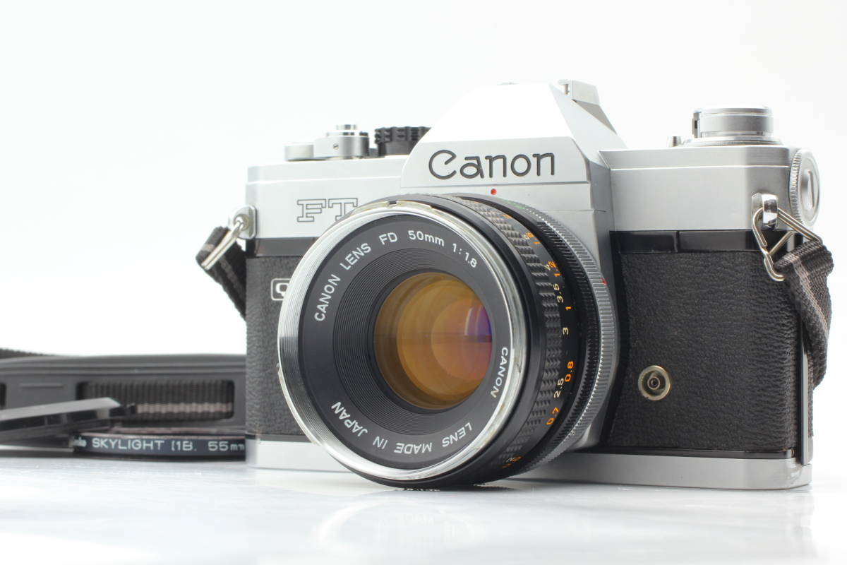 【60％OFF】 FD w/ Camera Film SLR QL FTb 【良品】CANON 50mm 744@i8 キヤノン Meter-OK Lens F1.8 キヤノン