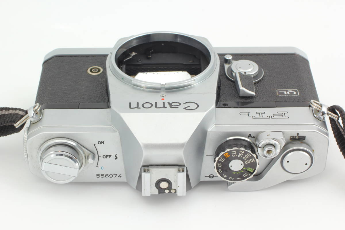 【良品】CANON FTb QL SLR Film Camera w/ FD 50mm F1.8 Lens Meter-OK キヤノン 744@i8_画像7