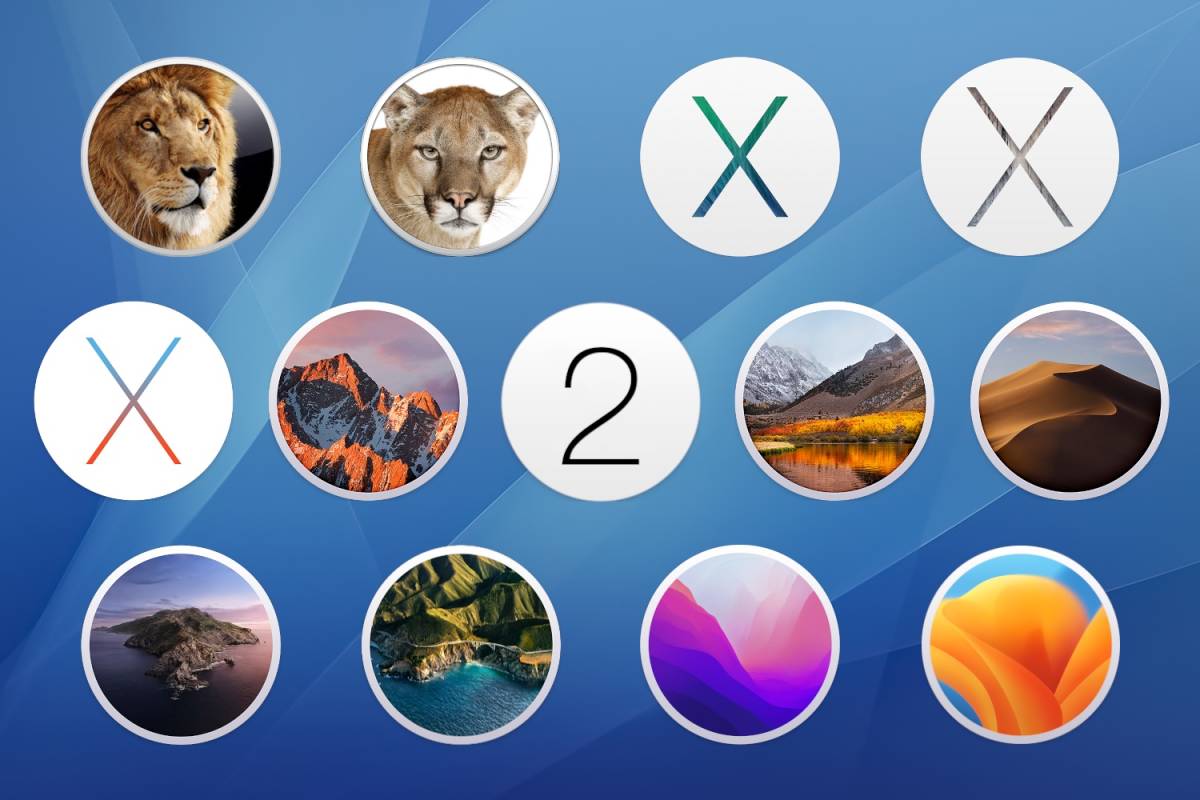 macOS 選べる2個セット【 Lion 10.7.5 〜 Ventura 13.0 】ダウンロード納品の画像1