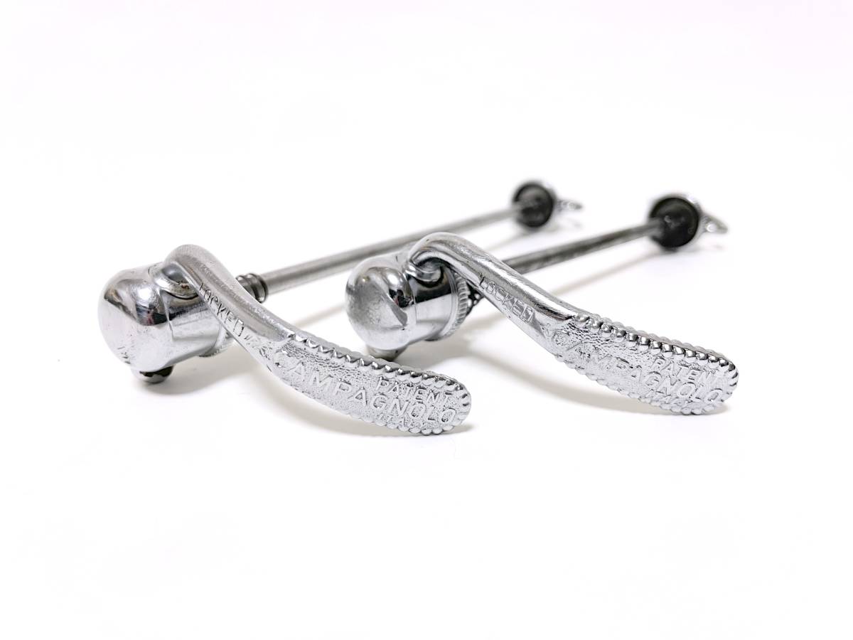 通販 クリスマスセール2024: 特集 ☆極稀少 CAMPAGNOLO 前後set クイック 深曲がり ブロック文字 ビンテージパーツ