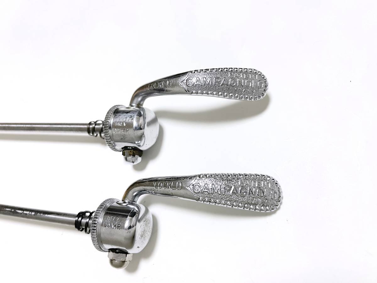 売れ筋・人気アイテム 商品 CAMPAGNOLO ☆極稀少 ブロック文字 前後set クイック 深曲がり ビンテージパーツ