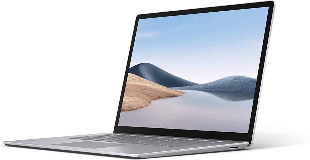 Surface Laptop 4 5W6-00020[プラチナ] AMD Ryzen 7 4980U 2.0GHz/8GB/SSD512GB/2496x1664/Win10/OfficeHB2019/新品未開封/メーカー保証1年_画像3