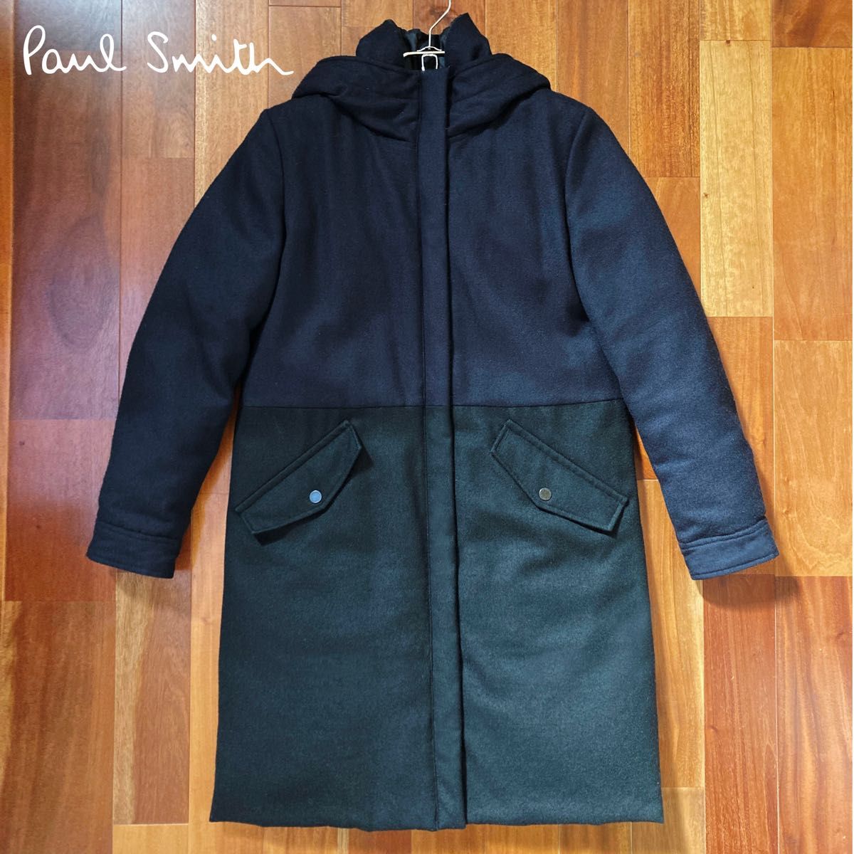 Paul Smith ポールスミス　バイカラーダウンコート 38