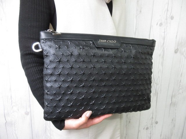 ヤフオク! - 極美品 JIMMY CHOO ジミーチュウ スターエンボス...