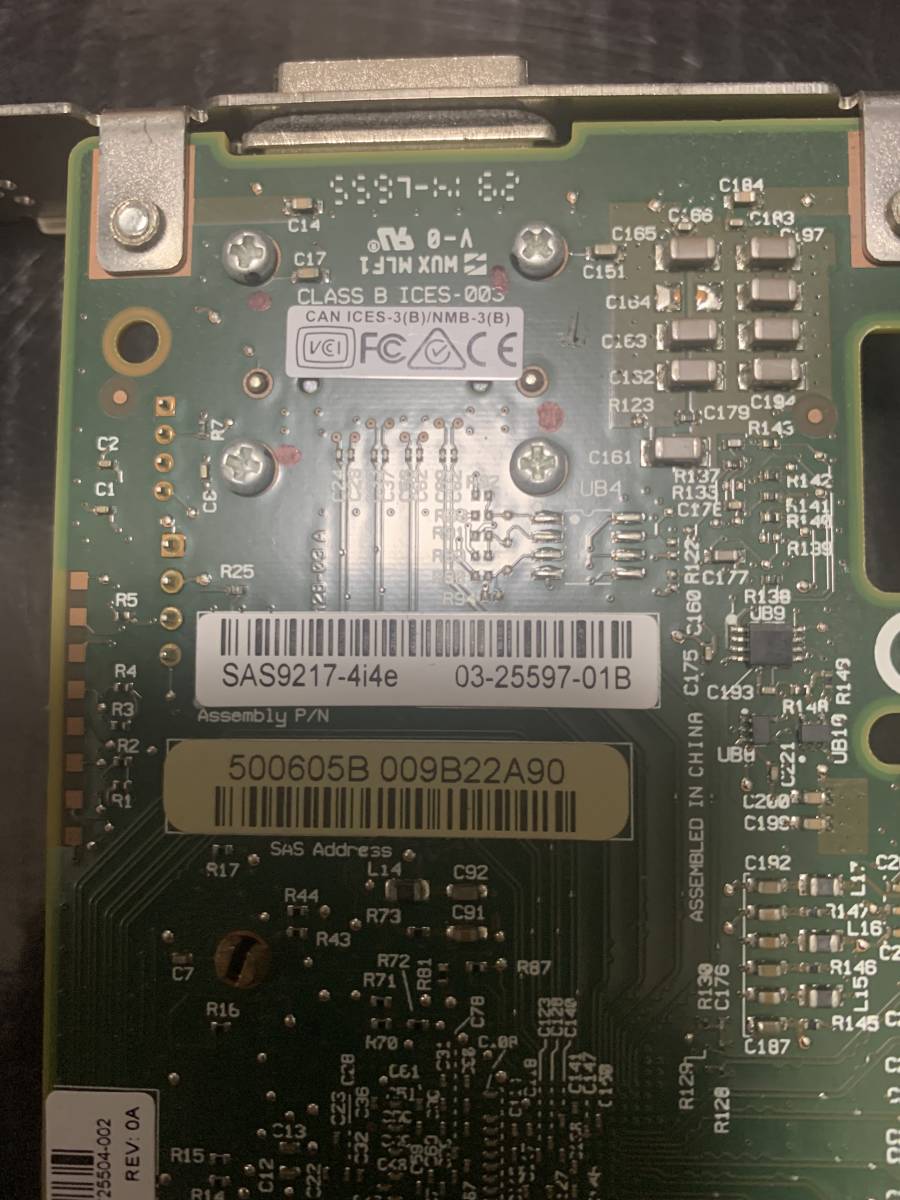 LSI SAS 9217-4i4e Host Bus Adapter PCIe ケーブル付 RAIDカードの画像2