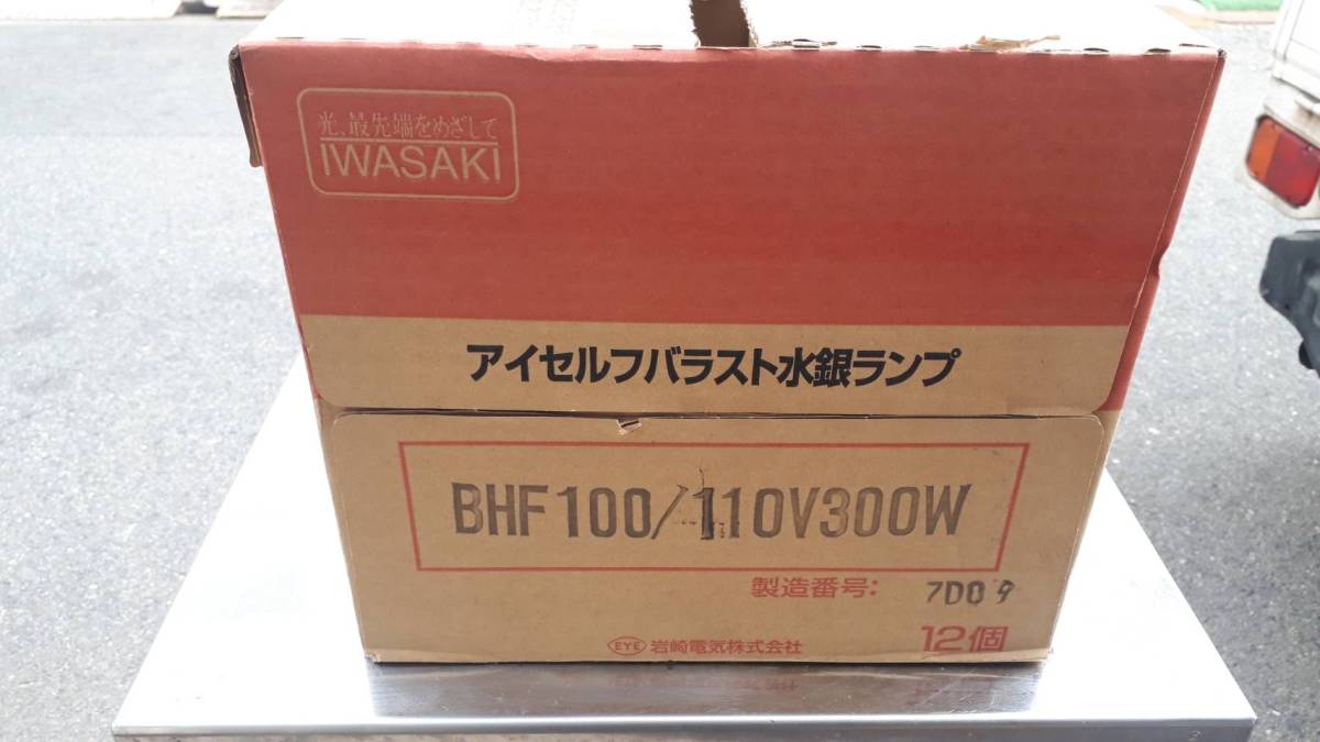 着払い◇IWASAKI アイセルフバラスト水銀ランプ BHF100/110V300W 12個