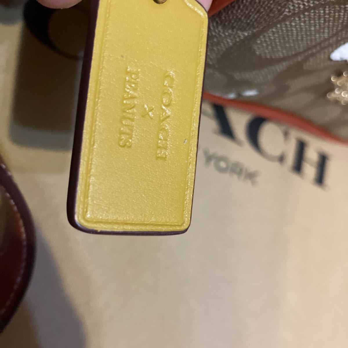 送料込●新品●COACH X PEANUTS スヌーピー ミニボディバッグ② カメラバッグ シグネチャー 2022.10新作 ピーナッツ コーチメンズ_画像6