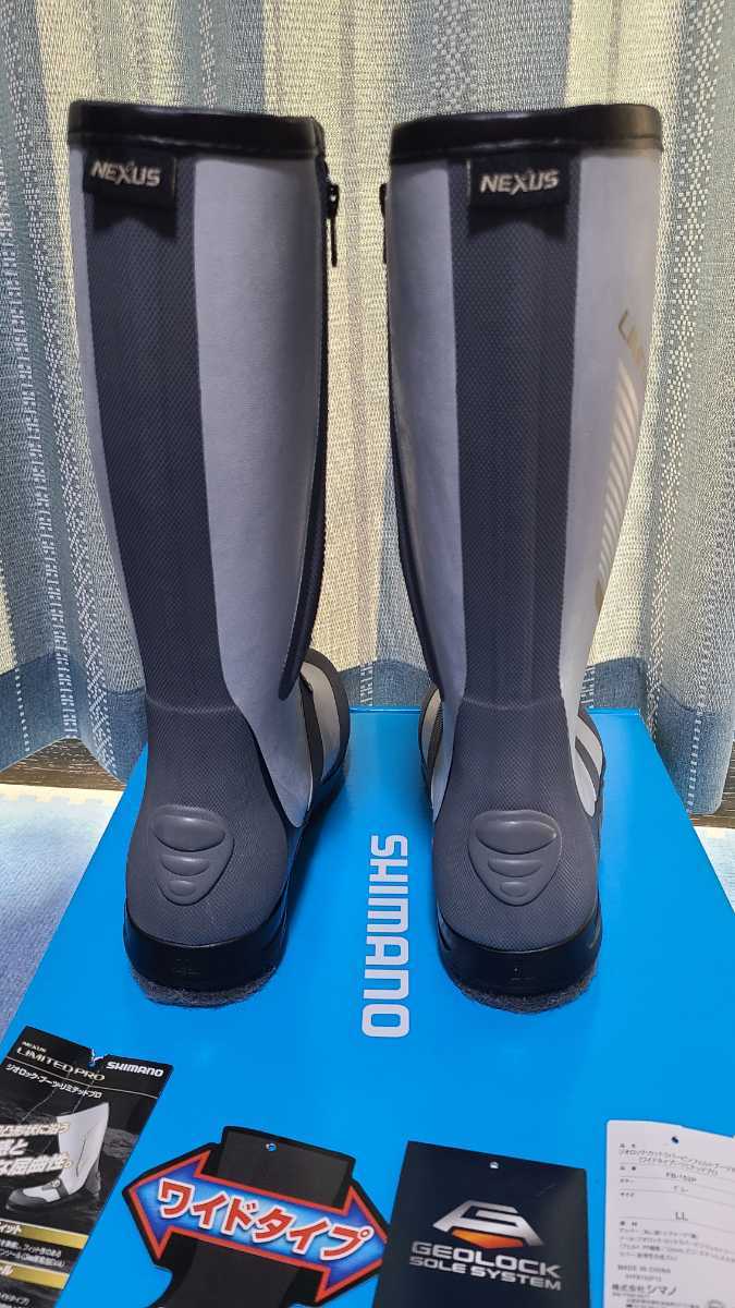 シマノ ジオロックブーツ リミテッドプロ 新品未使用 Lサイズ25.5〜26cm 売れ筋がひ贈り物