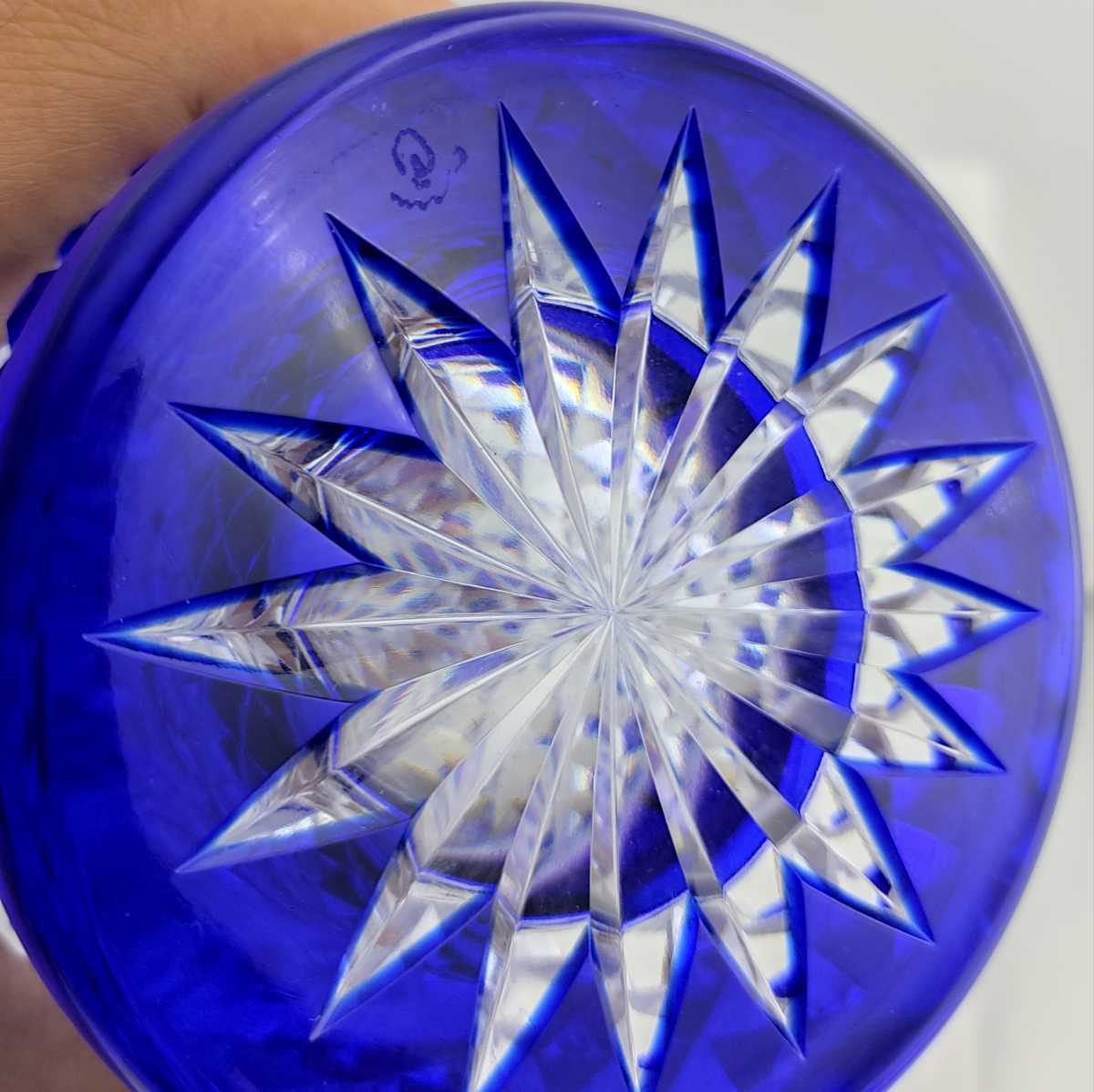 超希少品☆美品☆黒川昭男 江戸切子 花瓶(切子、江戸切子、薩摩切子