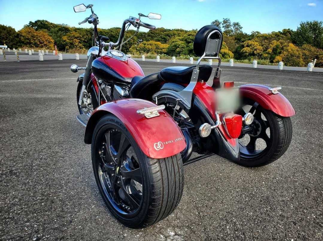 ◆◆超極上車の低走行!3輪 トライク 国産 TRIKE JAPAN ドラッグスター1100 大型 車の免許でok ノーヘルok 高速 etc_画像6