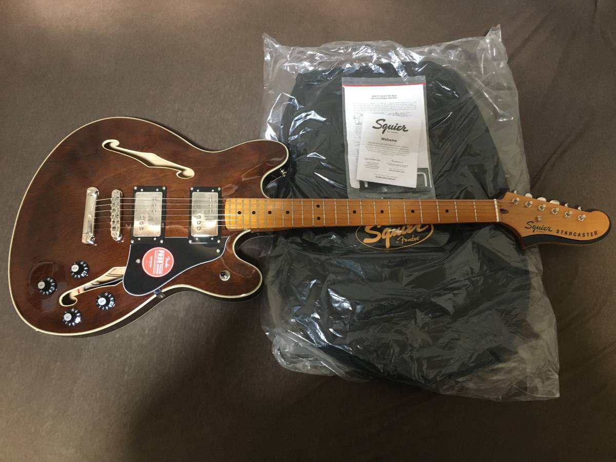 Squier by Fender Classic Vibe Starcaster Walnut 軽量3.25kg