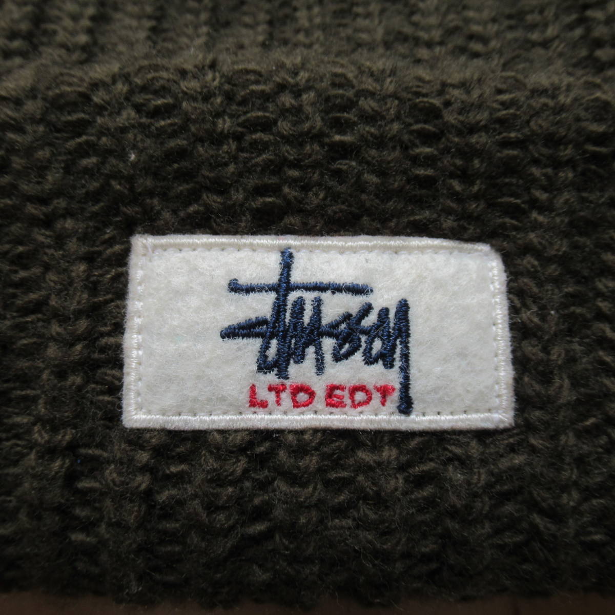 ★即決送込★USA製 リミテッド 90s OLD STUSSY CAP oldstussy オールドステューシー ニット帽 ビーニー beanie キャップ hat 帽子 ハット_画像2