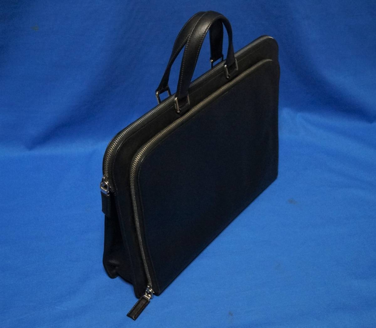 # great popularity # PRADA original leather business bag 