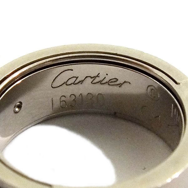 かわいい新作 Cartier カルティエ 750WG アストロラブリング ＃50 約10