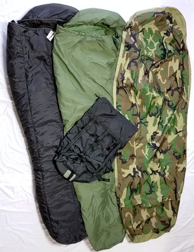 最終値下げ)☆実物米軍 モジュラーシステム-34.4℃ 寝袋4点フルセット-