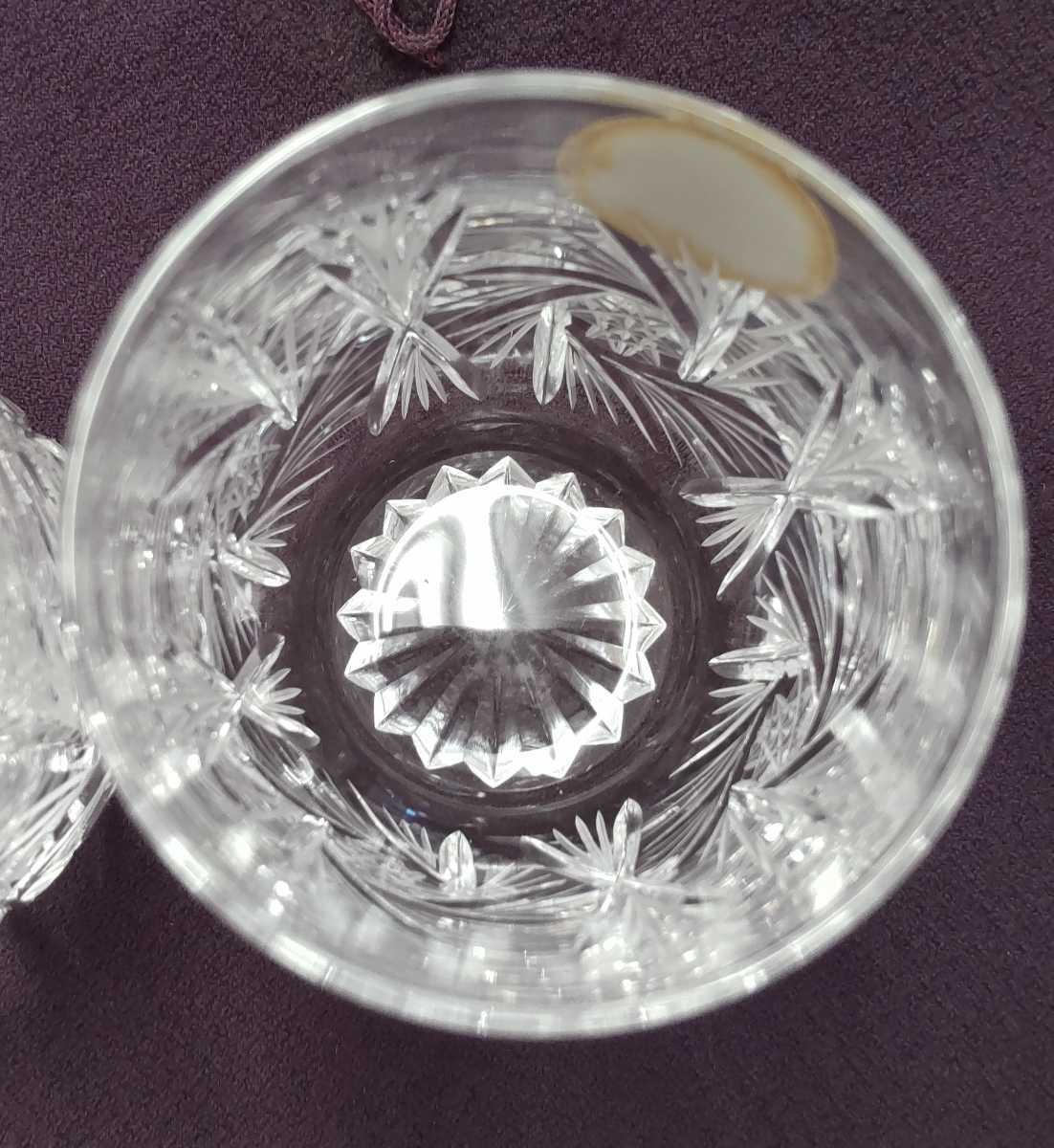 J.H.&J.B. HOLICE GLASS ボヘミア グラス 新品保存品の画像4