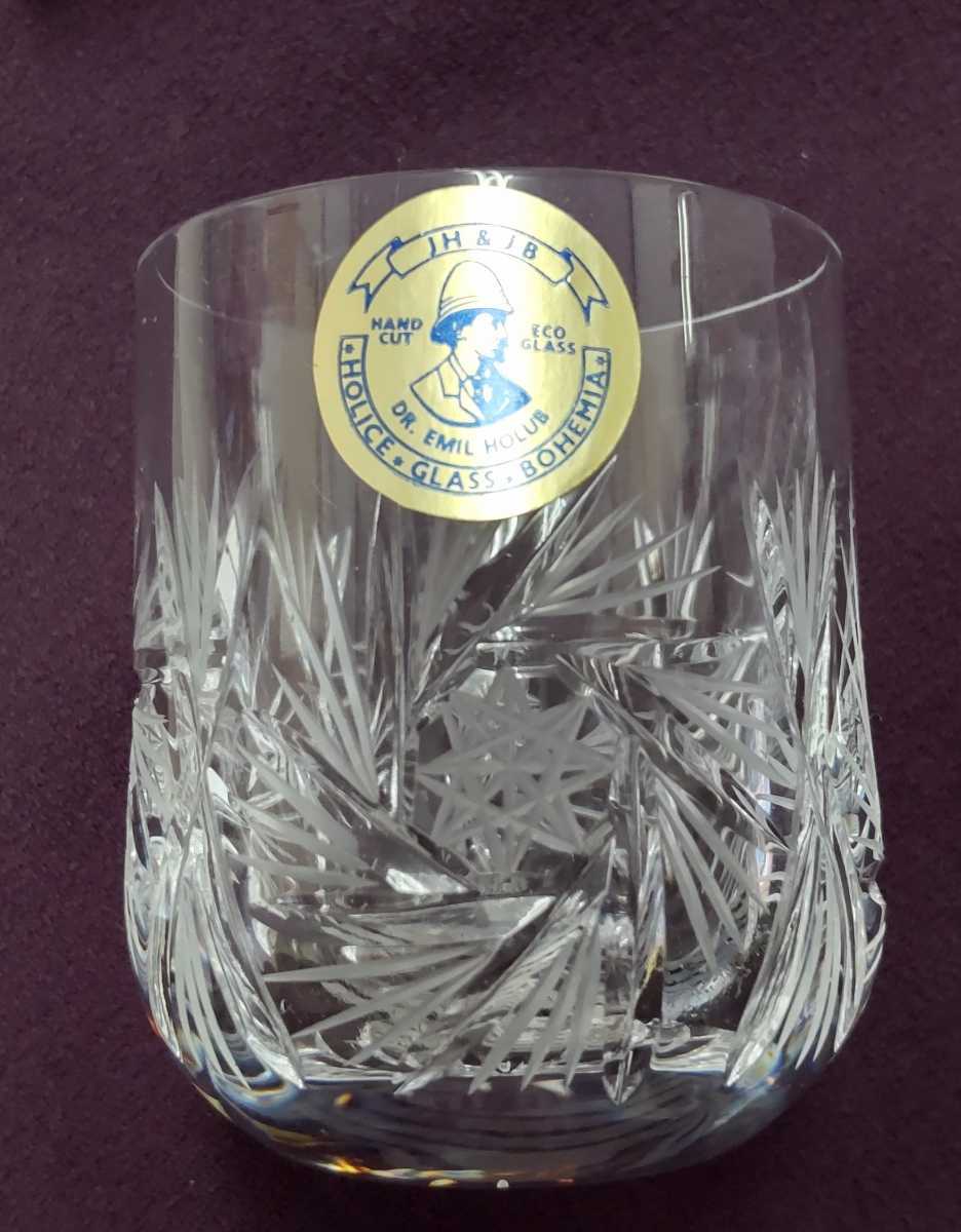 J.H.&J.B. HOLICE GLASS ボヘミア グラス 新品保存品の画像2