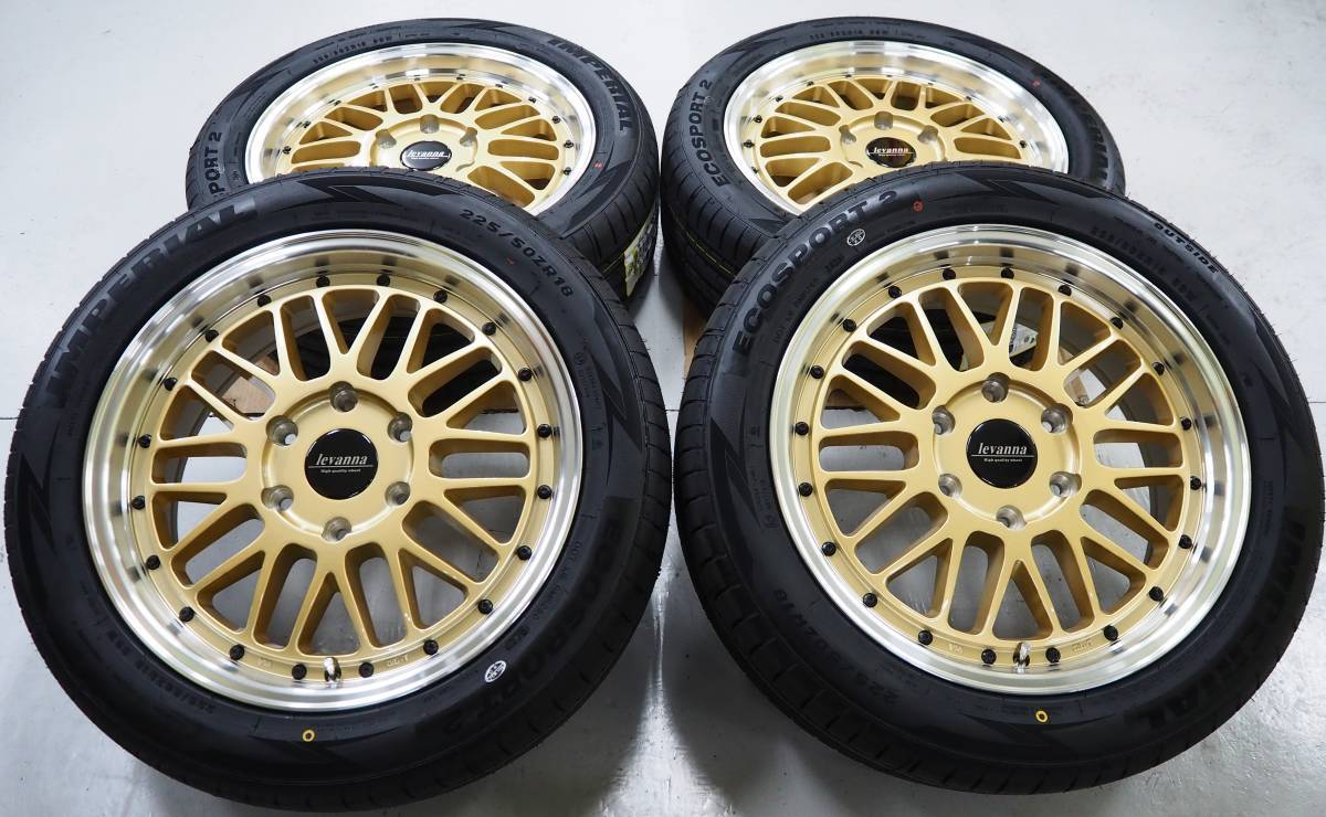 贈り物 深リム メッシュ levanna V10LTH 18inch 6H139.7 7.0J 38