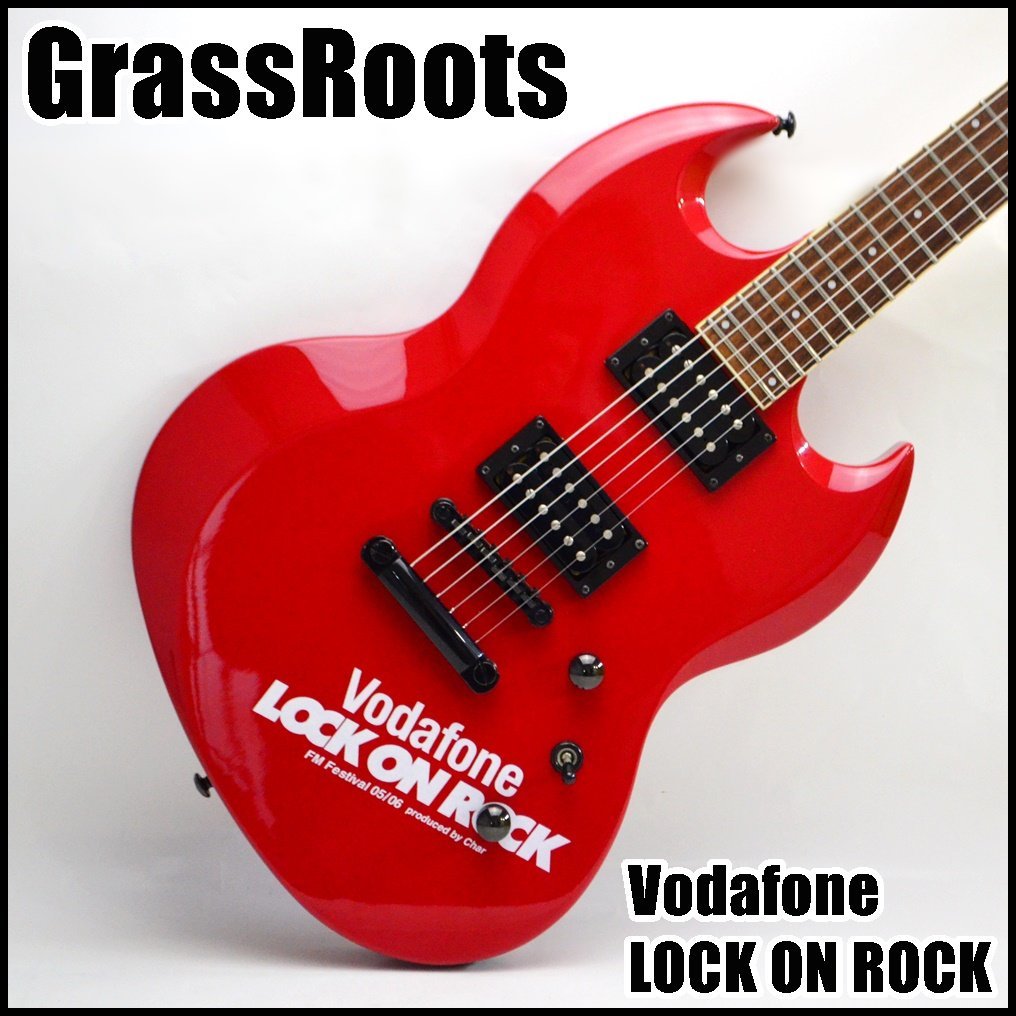 Yahoo!オークション - Grass Roots エレキギター Vodafone L