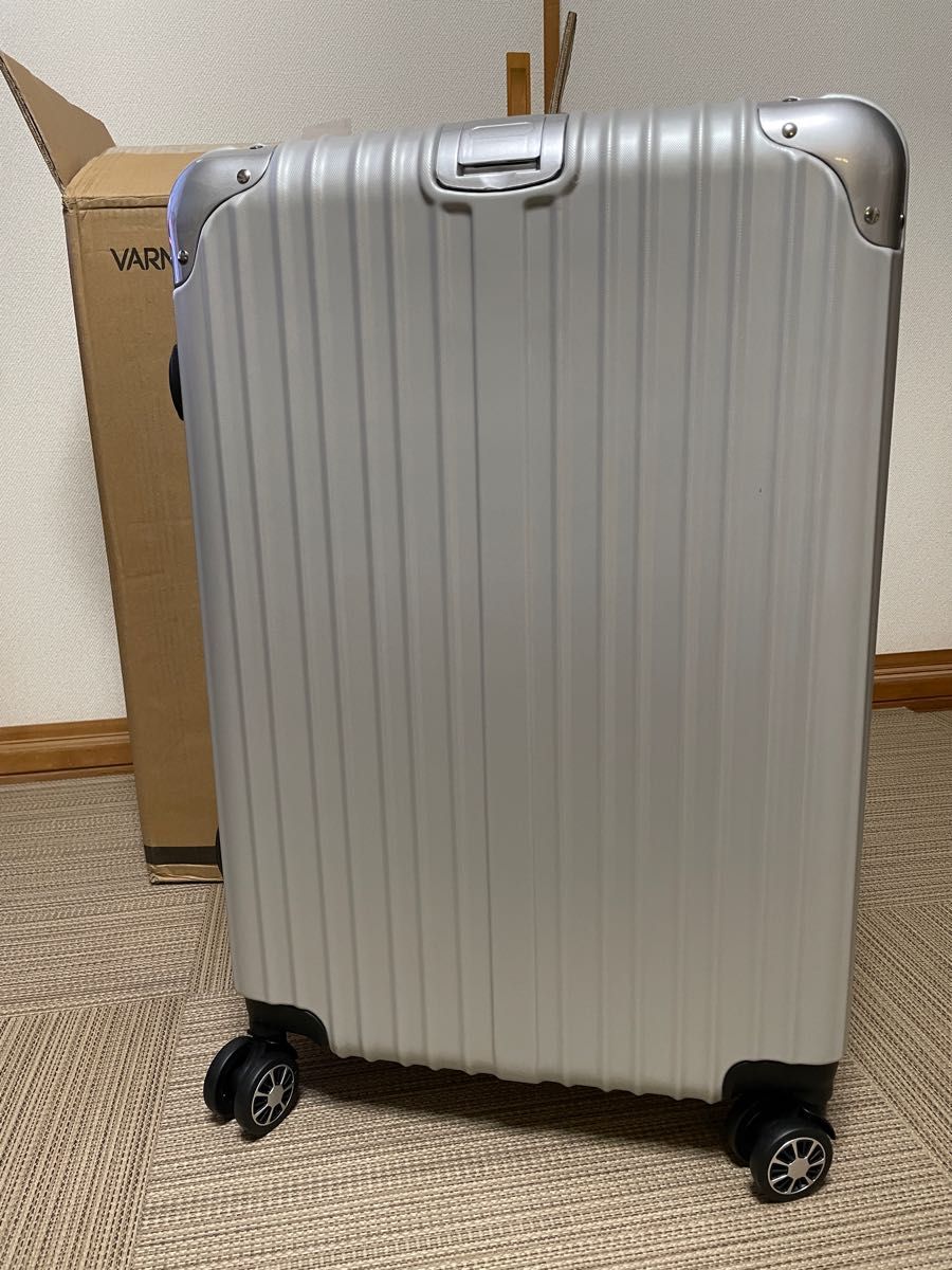 【VARNIC】スーツケース キャリーバッグ 静音耐衝撃 ダブルキャスター 360度回転 TSAローク搭載 ファスナー式 65L