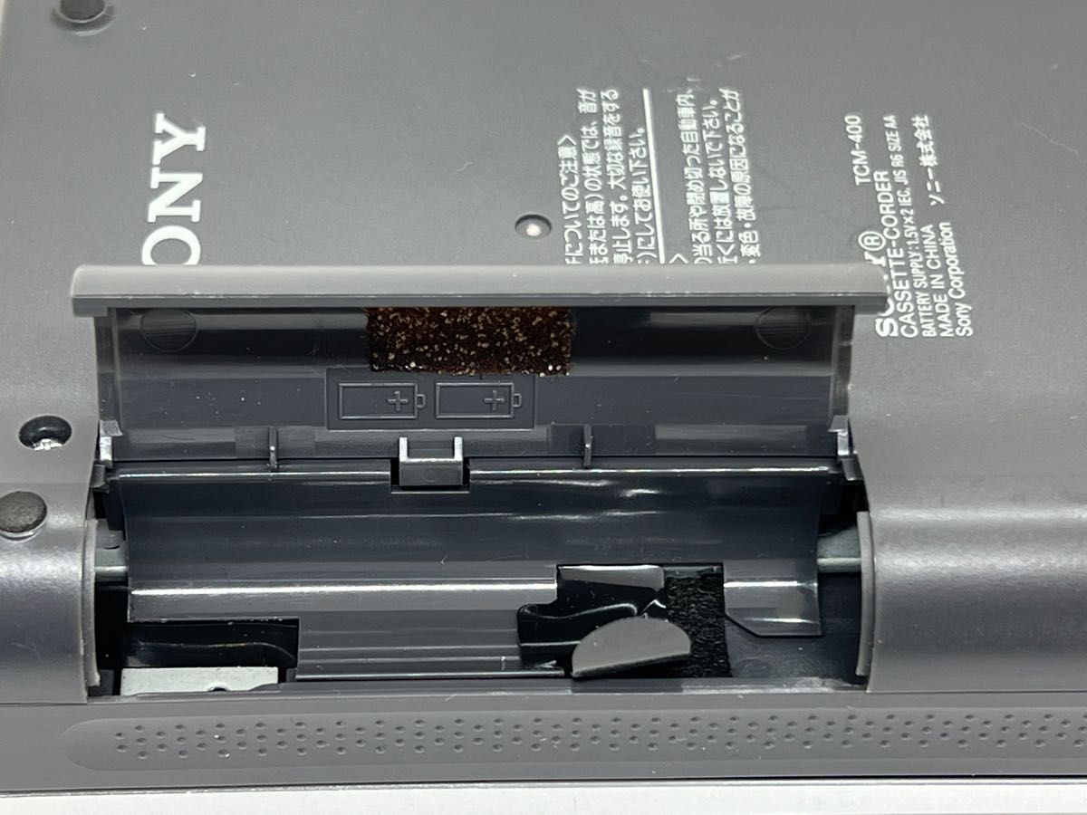 【ジャンク】SONY カセットテープレコーダー TCM-400 動きそうで動きません 送料無料