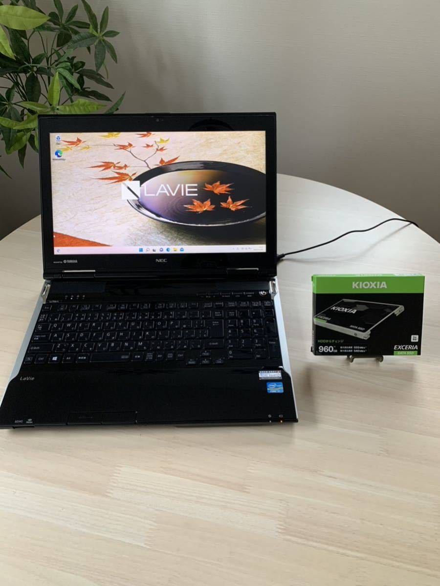 メール便不可】 NECノートPC corei7 SSD960GB メモリ16GB billard