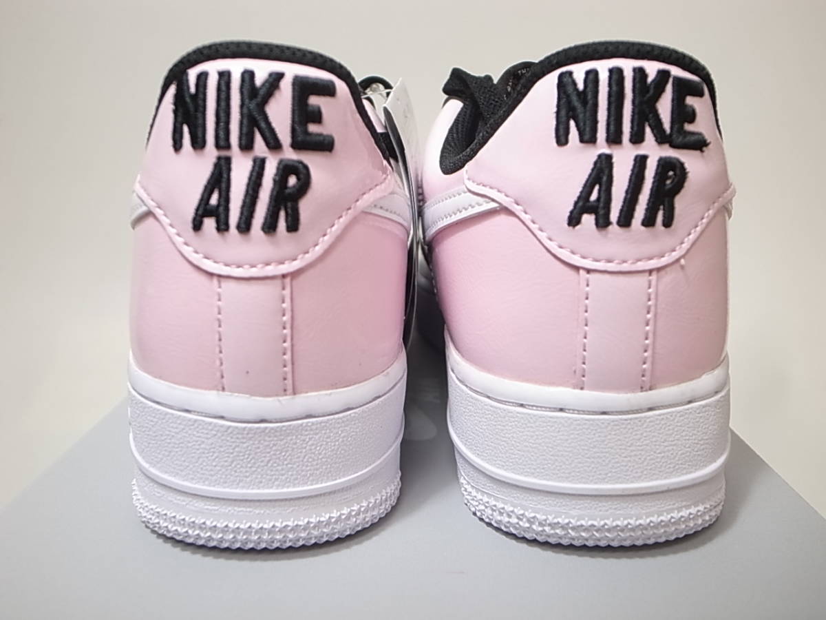 【送料無料 即決】NIKE W AIR FORCE 1 '07 ESS パテント ブラックxホワイトxピンク PINK US8/25cm 新品 DJ9942-600 エアフォース1 エナメル_画像4