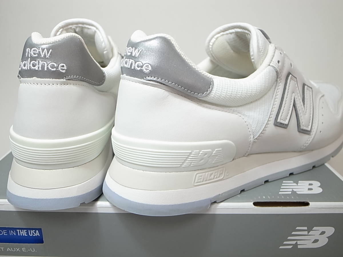 NEW BALANCE USA製 M995CO 28cm US10 新品 ホワイトxシルバー WHITE 