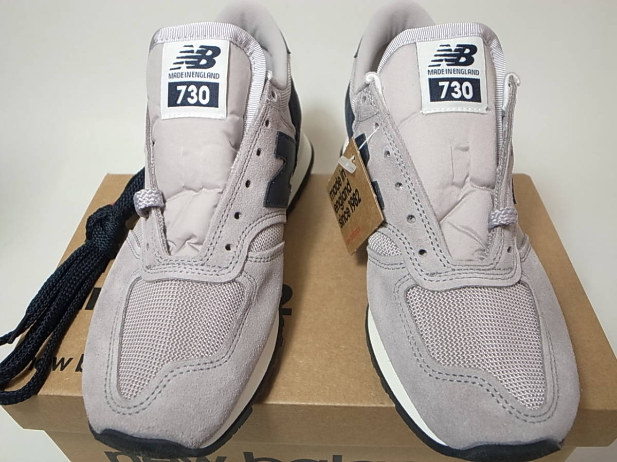 [ free shipping prompt decision ]NEW BALANCE UK made M730GGN 24.5cm US6.5 new goods GRAY NAVY gray x navy ash navy blue Britain f Lynn Be factory 40 anniversary commemoration reissue England made 