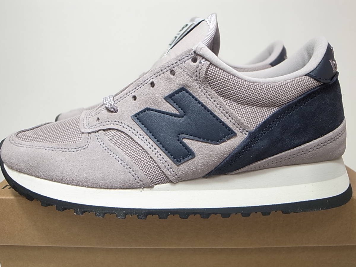 [ free shipping prompt decision ]NEW BALANCE UK made M730GGN 24.5cm US6.5 new goods GRAY NAVY gray x navy ash navy blue Britain f Lynn Be factory 40 anniversary commemoration reissue England made 