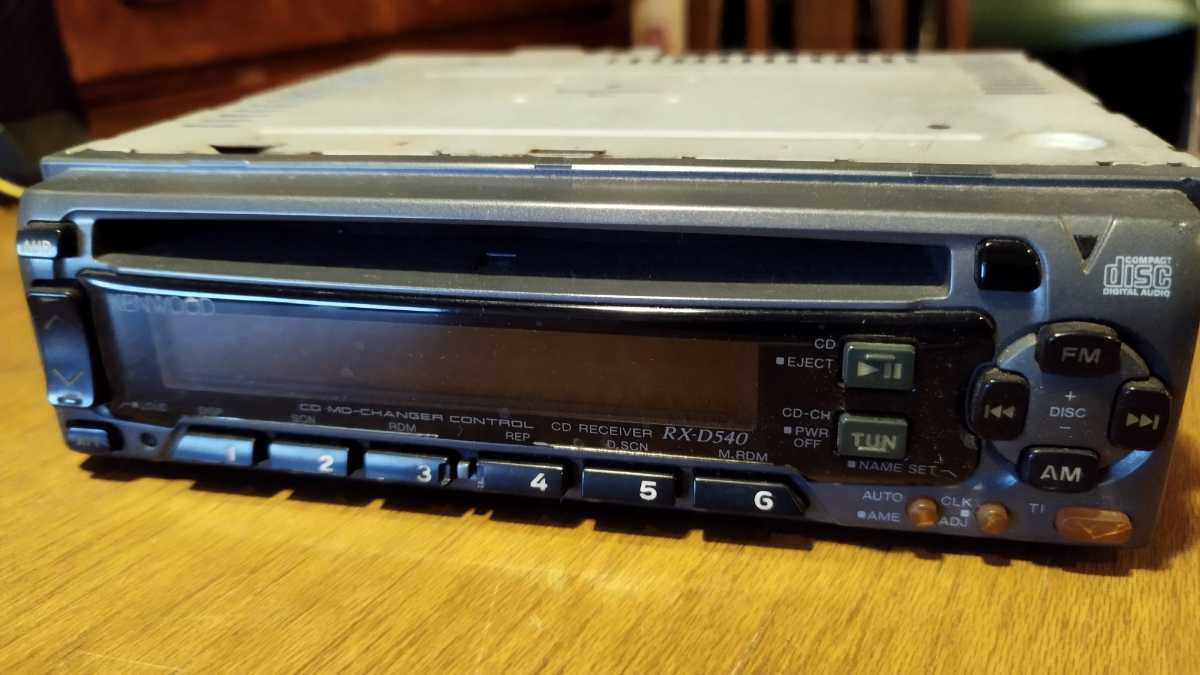 KENWOOD ケンウッド カーオーディオ 旧車 1DIN _画像1