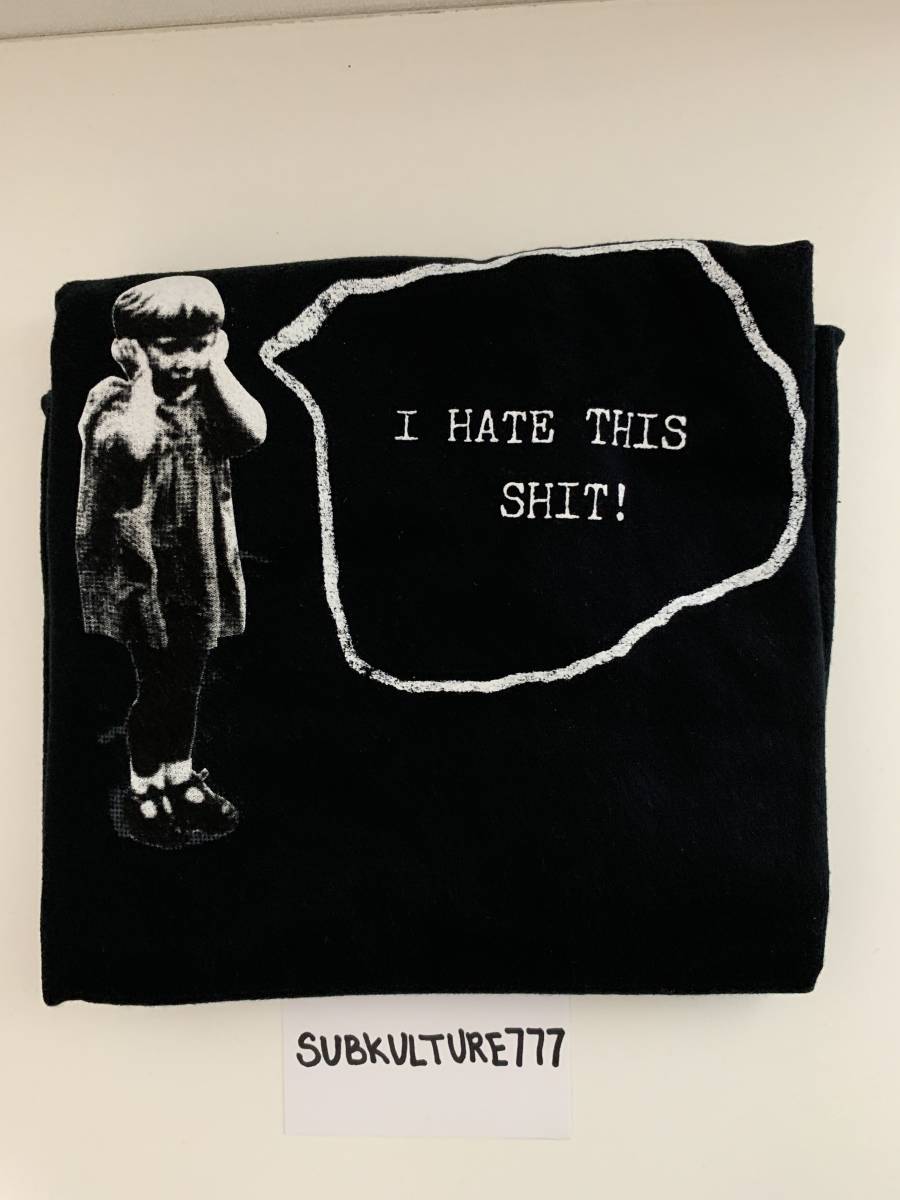 【新品】Supreme 13SS/I HATE THIS SHIT! Tシャツ ブラック XL