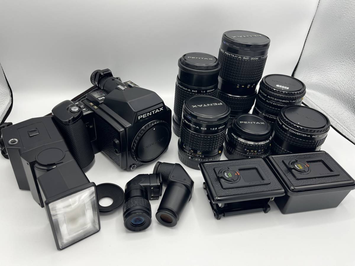 PENTAX ペンタックス 645 80-160mm 1:4 200mm 45mm REAR CONVERTER-A