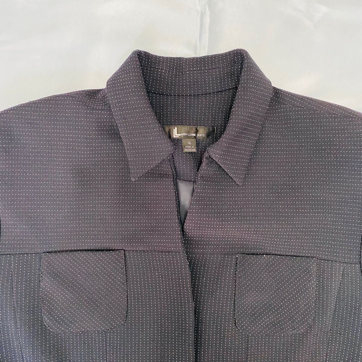 90s VINTAGE Polyester Stripe Jacket 5