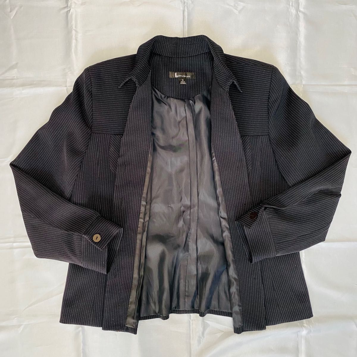 90s VINTAGE Polyester Stripe Jacket 8