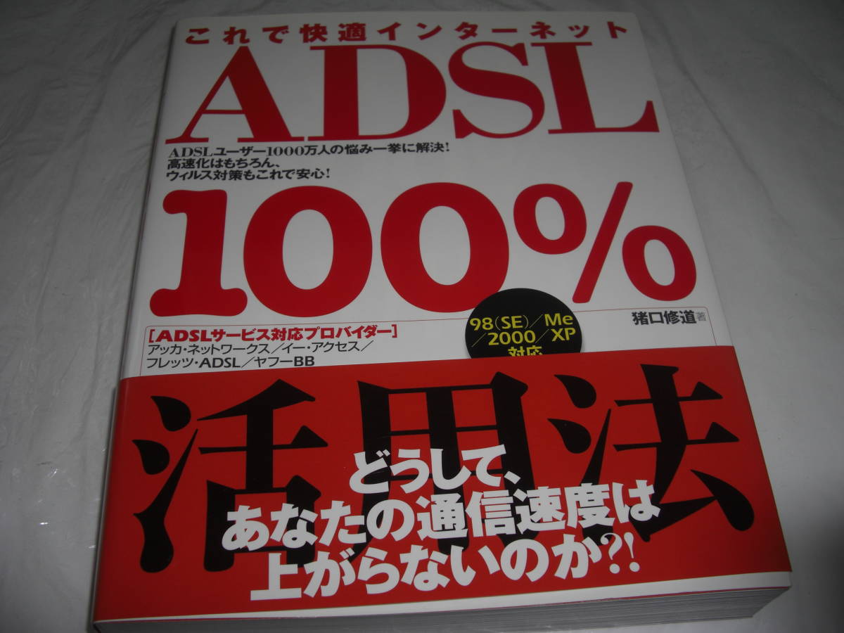 ★これで快適インターネットADSL100%活用法■単行本 彡彡_画像1