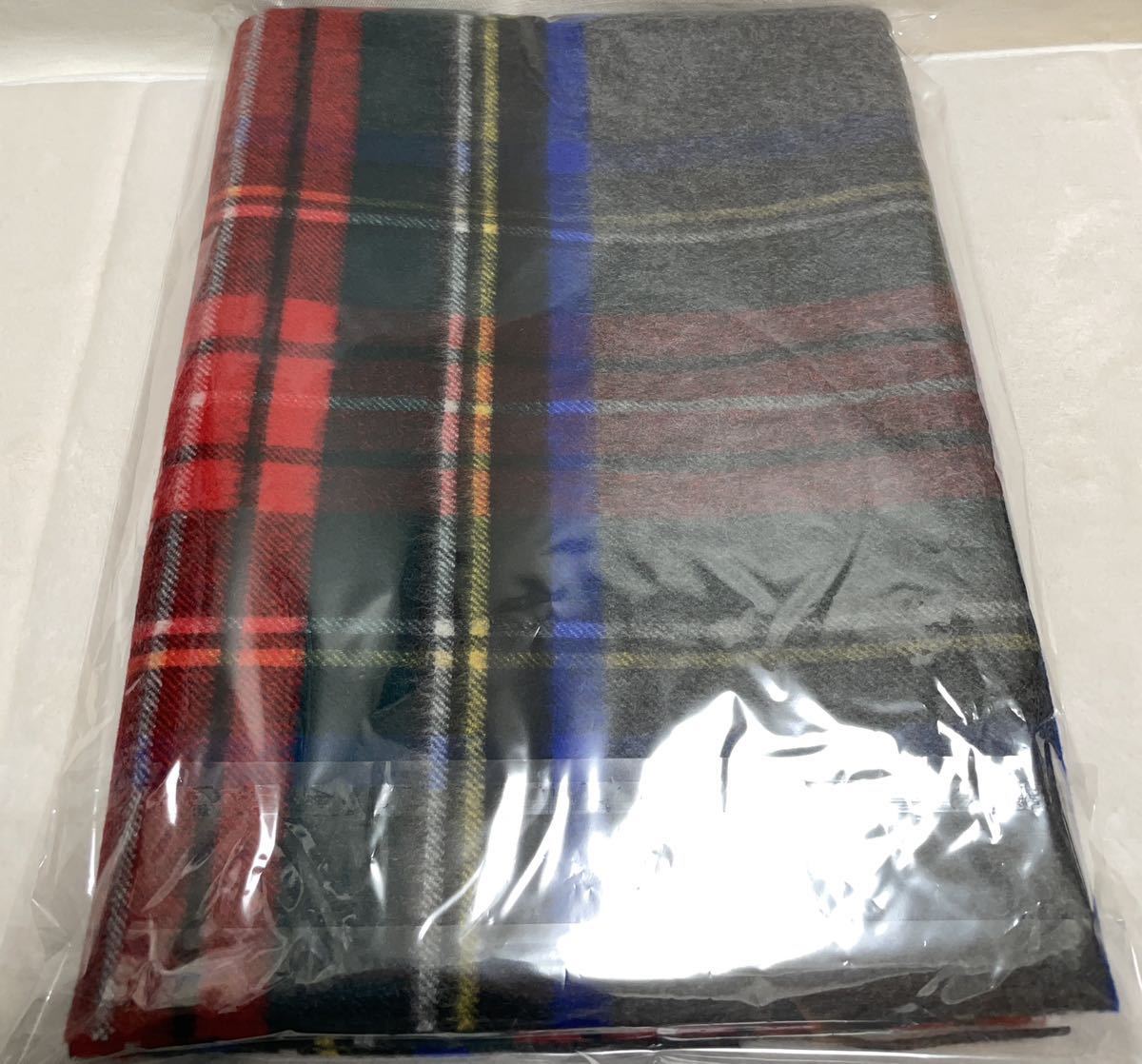 大人気 日本別注 新品未使用 ジョンストンズ カシミヤ ストール 大判マフラー グレースチュワート カシミアショール 大草直子さんご愛用