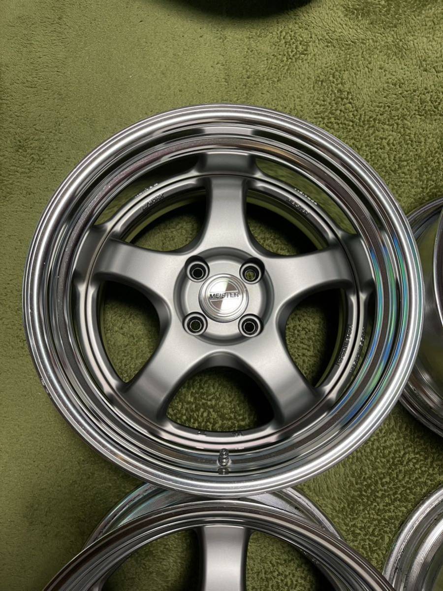 一円スタート WORK MEISTER ワーク マイスター S1R 16インチ PCD100 4