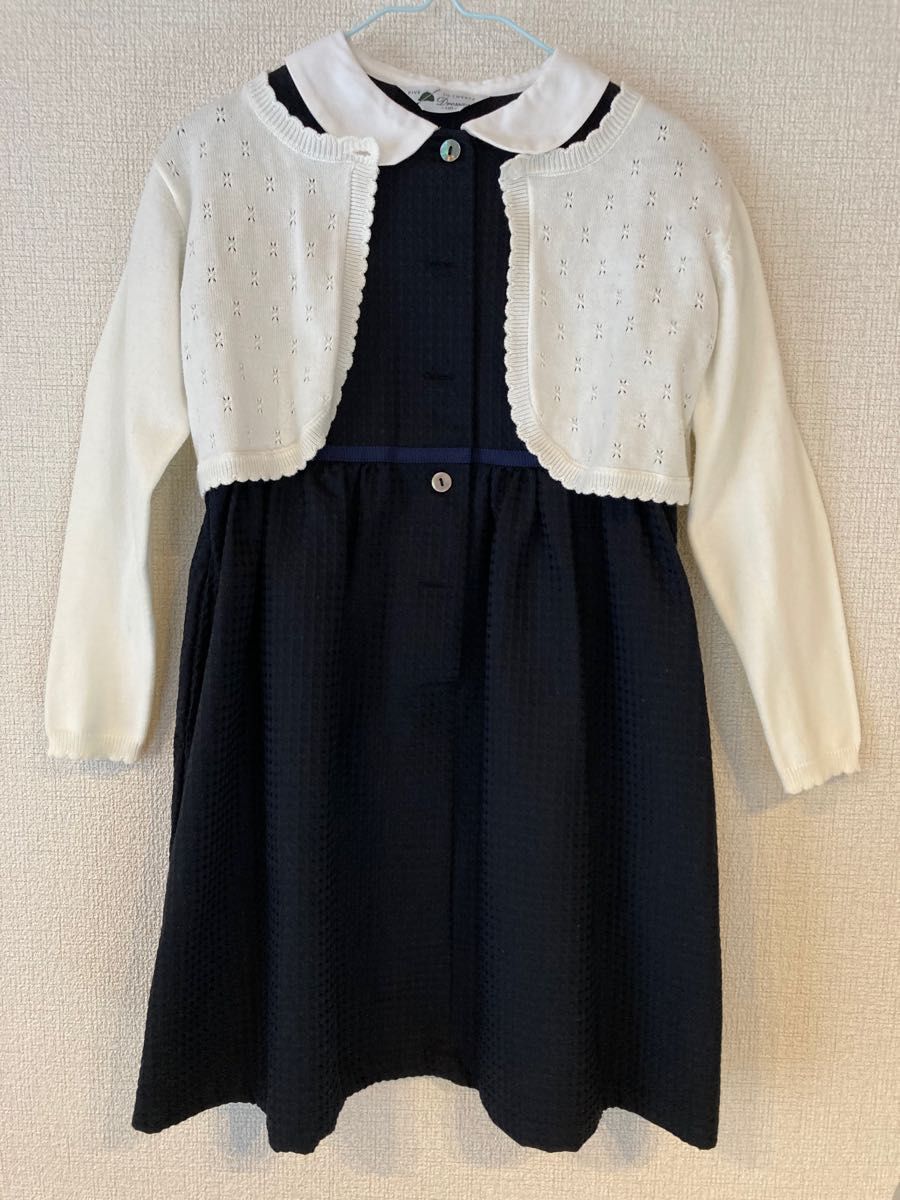 美品_クリーニング済】ドレッサージュ ボレロワンピース セットアップ