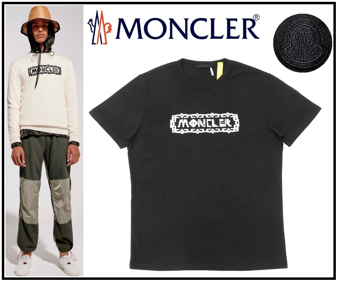 7万新品本物◇モンクレールジーニアス◇M◇2MONCLER 1952黒フロント