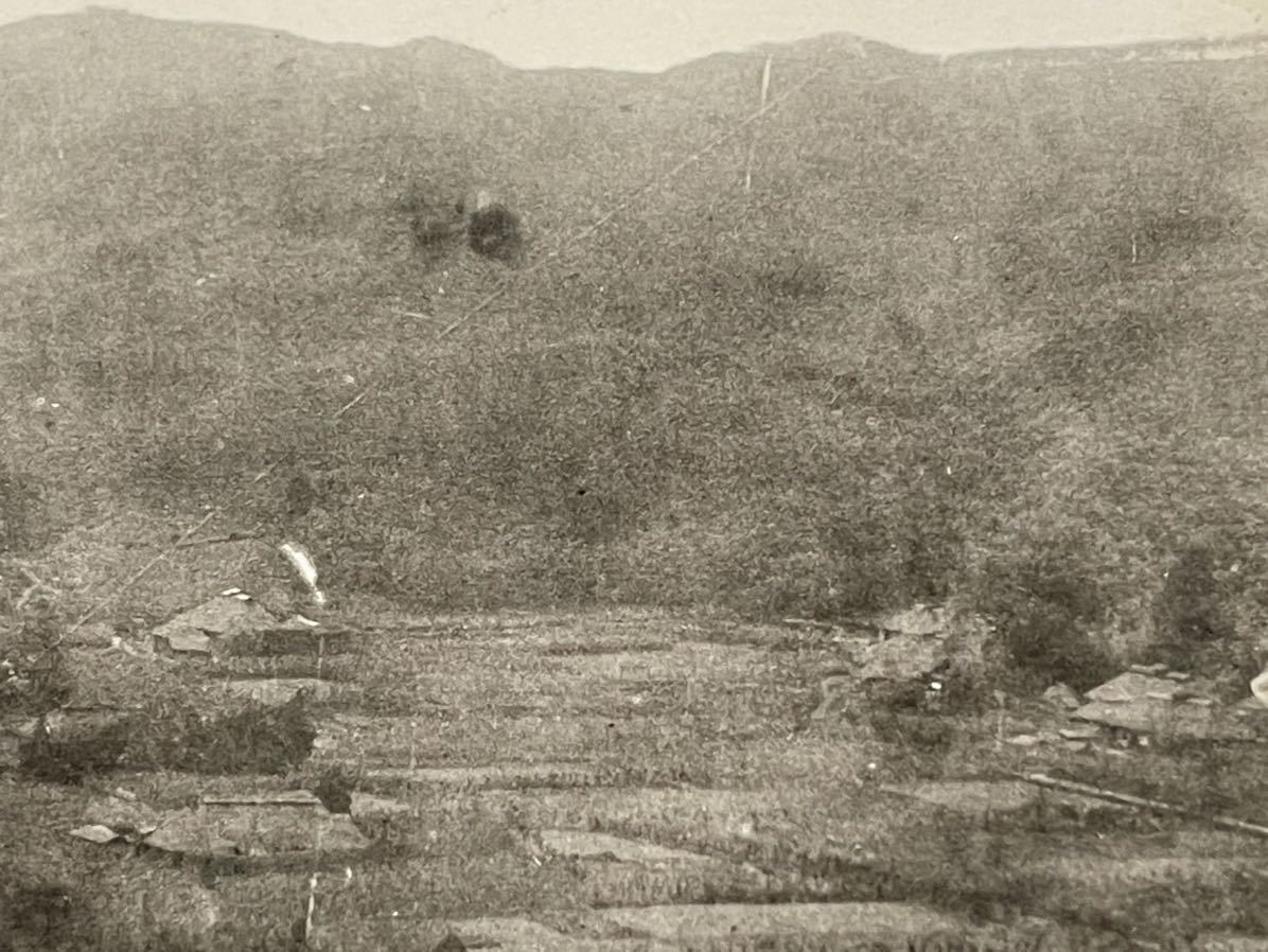 戦前 絵葉書 「武蔵嵐山 全景」小川町巴寫眞舘 古写真 埼玉県比企郡嵐山町歴史資料_画像8