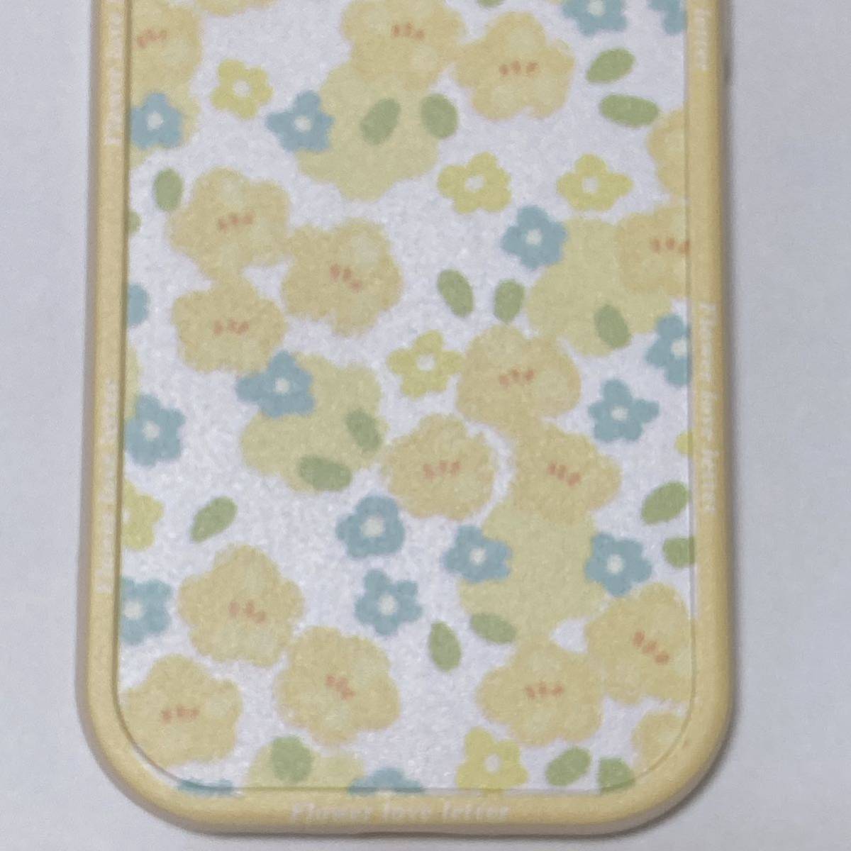 新品　優しい黄色の花柄のiPhoneSEケース iPhoneケース 7/8/SE2.3用 自然　植物　華やか　花　綺麗　自然　パステル　ソフトケース_画像2