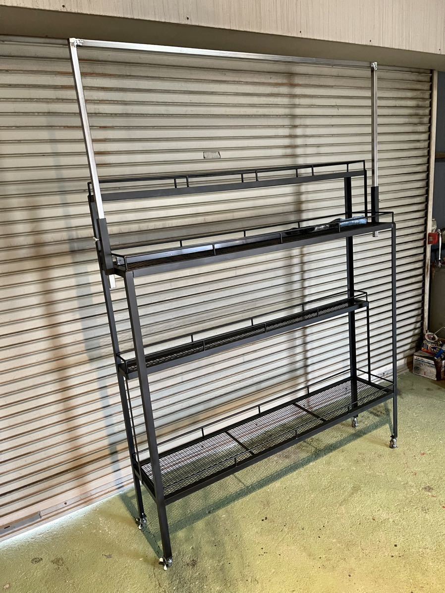 [ you only. ] extra-large 4 step iron shelf * plant shelves * many meat shelves * size, painting color, other order modification possibility * option pulling out . possibility! worker handmade *