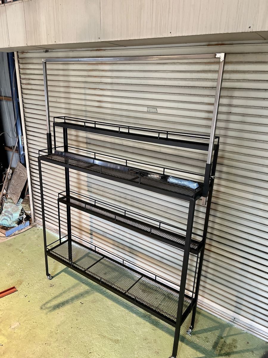 [ you only. ] extra-large 4 step iron shelf * plant shelves * many meat shelves * size, painting color, other order modification possibility * option pulling out . possibility! worker handmade *