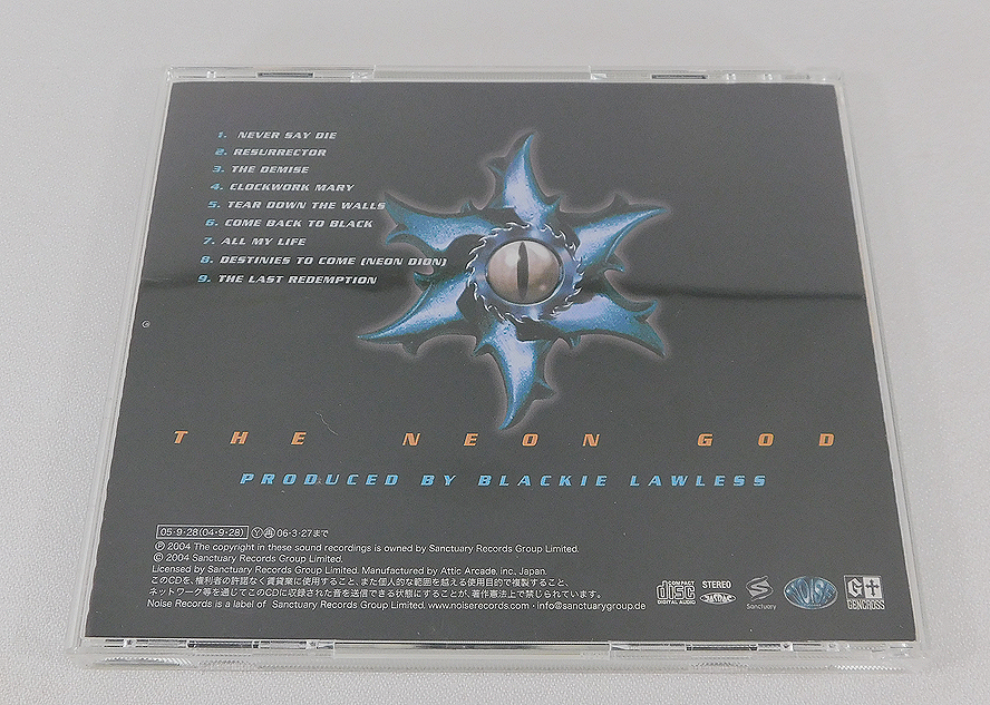 人気順 帯付 CD「W.A.S.P./ネオン・ゴッド パート2 ザ・ディマイズ THE