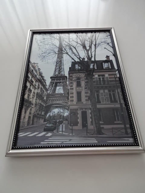 アートフレーム§A4額(選択可)写真ポスター付§パリの街・エッフェル塔・フランス・風景・街並みの画像1