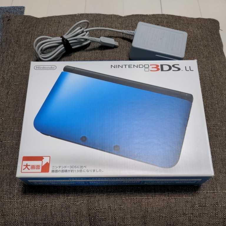 美品】ニンテンドー3DS LL ブルー×ブラック ACアダプタセット テレビ